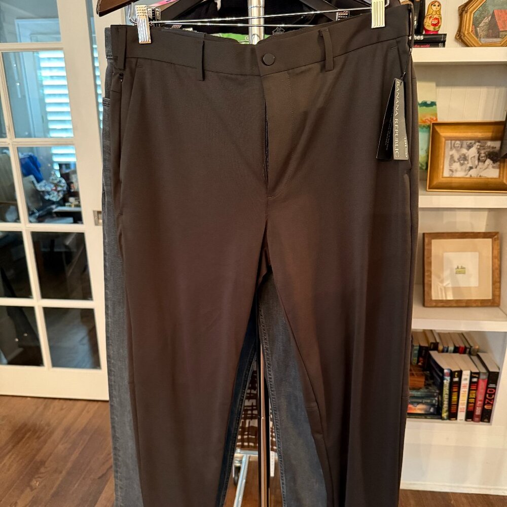 NWT Banana Republic Men's 32x32 Luxe City Pant in Brown, Slim
